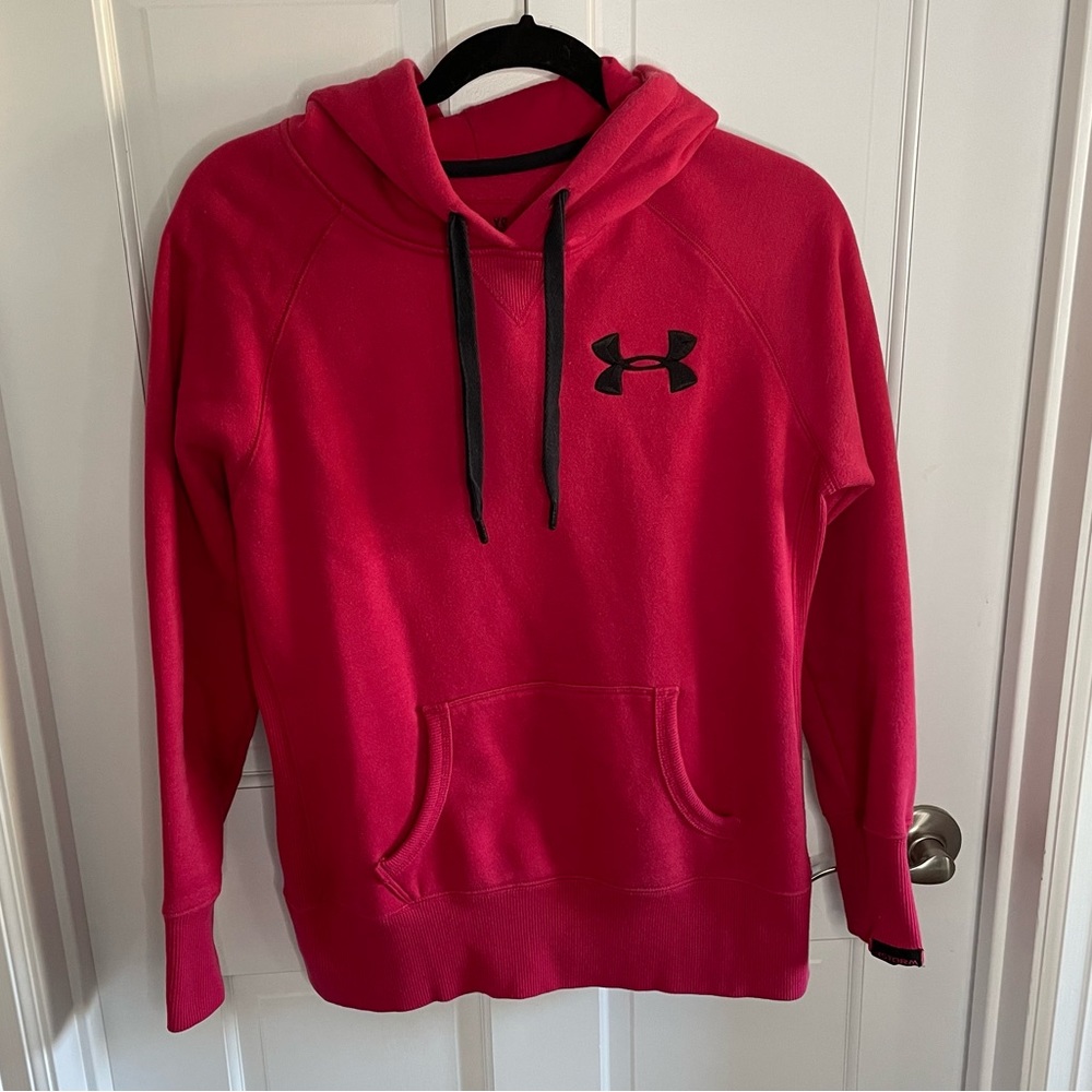 Pink Under Armour hoodie